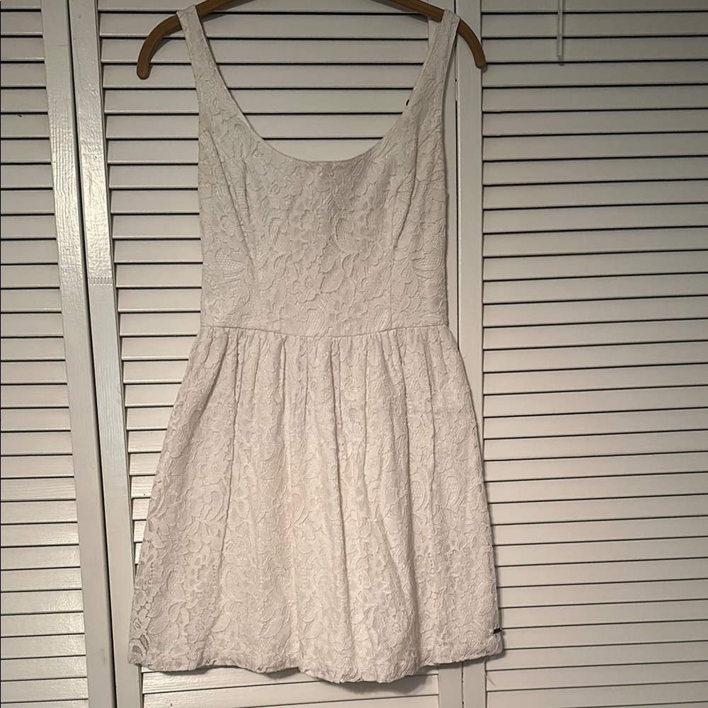 Hollister White Lace Dress